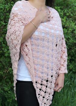 Häkelanleitung Poncho "Umarmung", alle Größen